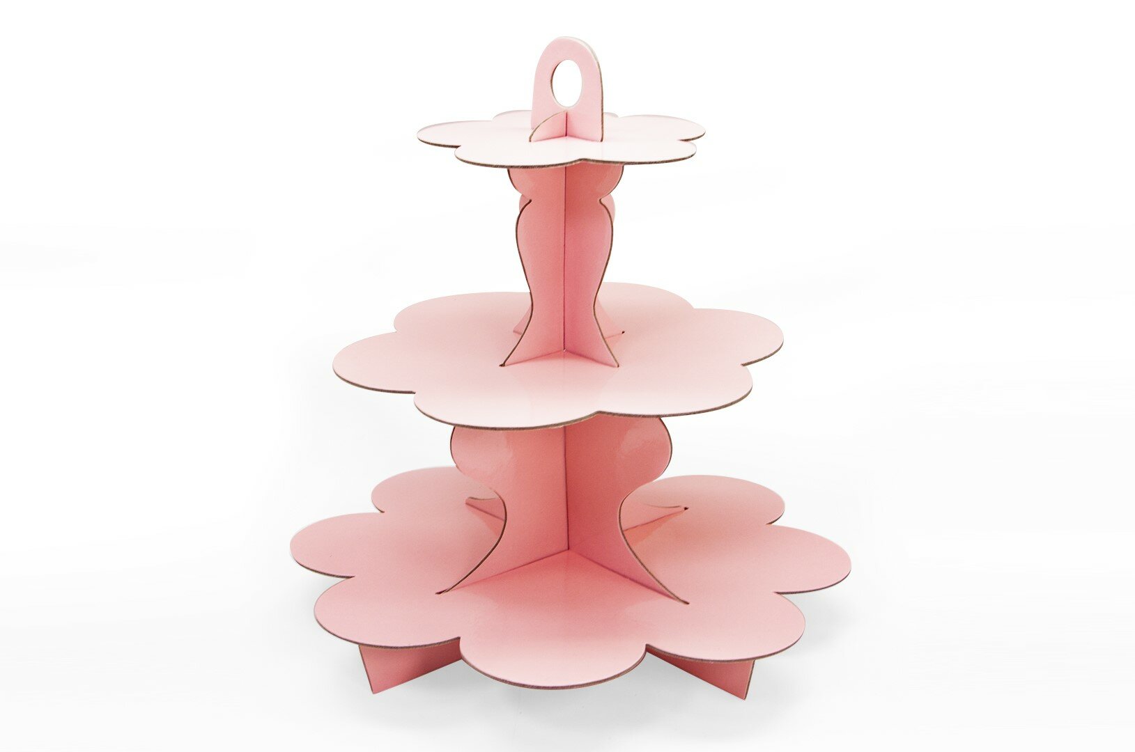 Подставка для пирожных "Нежно-розовая"