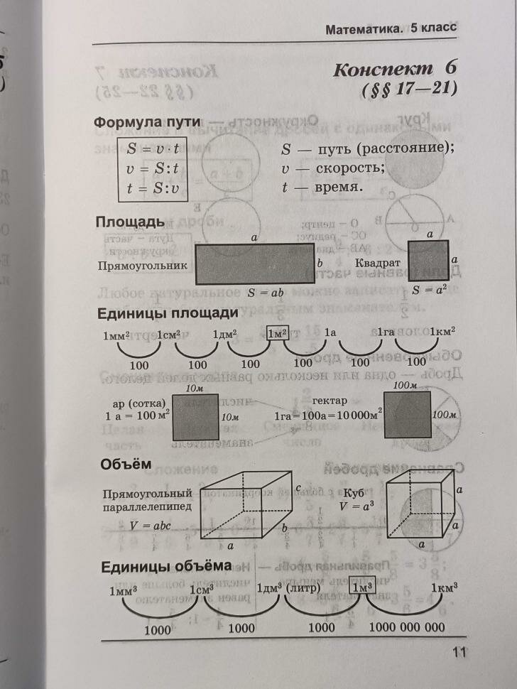 Математика. 5-6 классы. Опорные конспекты - фото №9