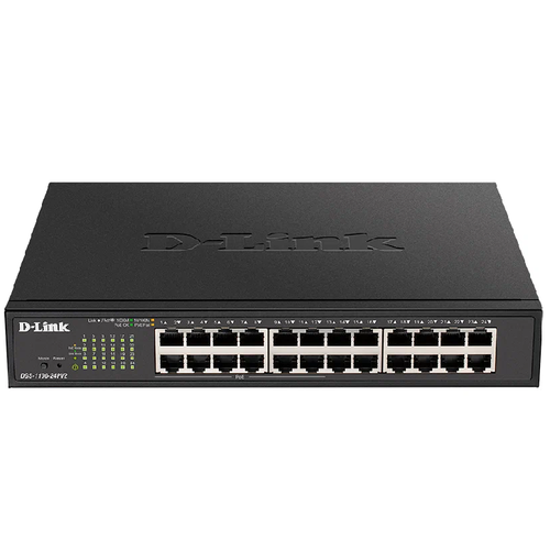 Коммутатор D-Link DGS-1100-24PV2A2A c 24 портами 101001000Base-T 3495500₽