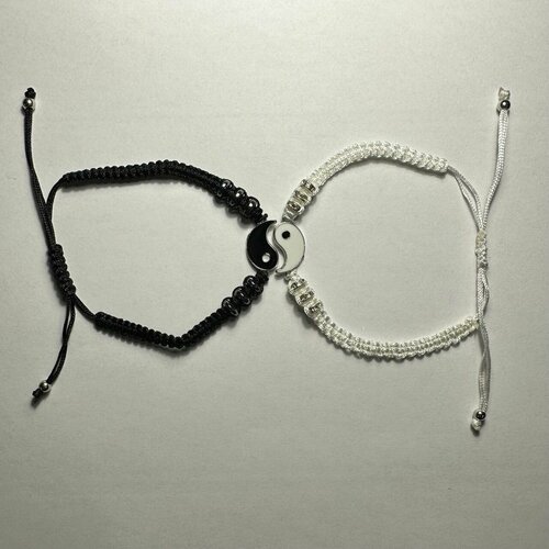 фото Браслет, белый, черный нет бренда