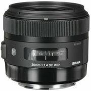 Объектив Sigma AF 30mm f/1.4 DC HSM Art Canon EF-S, черный