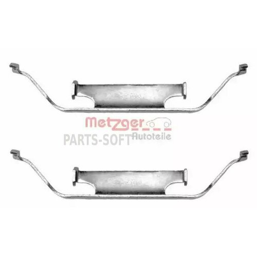METZGER 109-1096 Комплект монтажный тормозных колодок 930₽