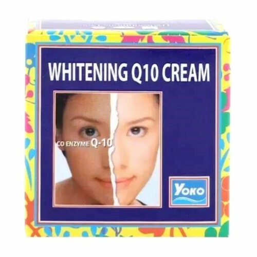 Siam Yoko Крем для лица отбеливающий с коэнзимом Q10 / Whitening Q10 Cream, 4 г, 2 штуки средство для удаления мелазмы точек акне пигмента меланина темных пятен отбеливающий увлажняющий крем для ухода за кожей 20 г