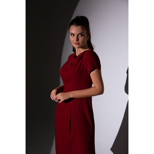 фото Платье ritini, размер 52, бордовый