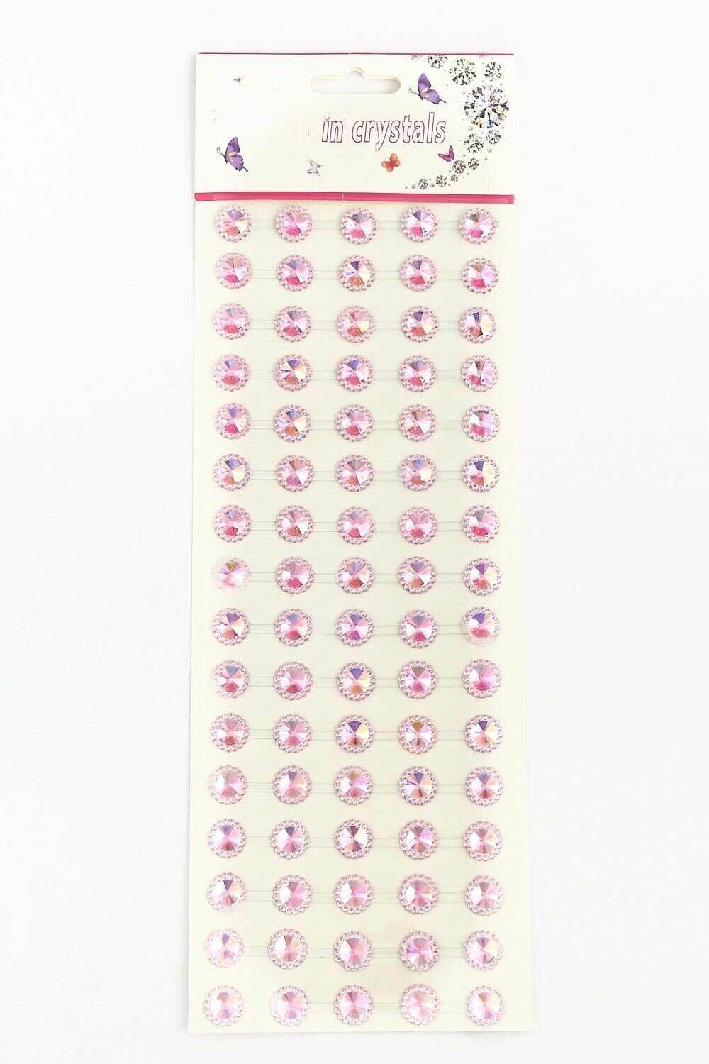 Стразы декоративные "Цветок хамелеон" 1,2 см (SF-3180) светло-розовый