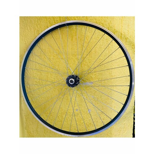 фото Колесо 28/29" переднее велосипедное дисковое с эксцентриком kms