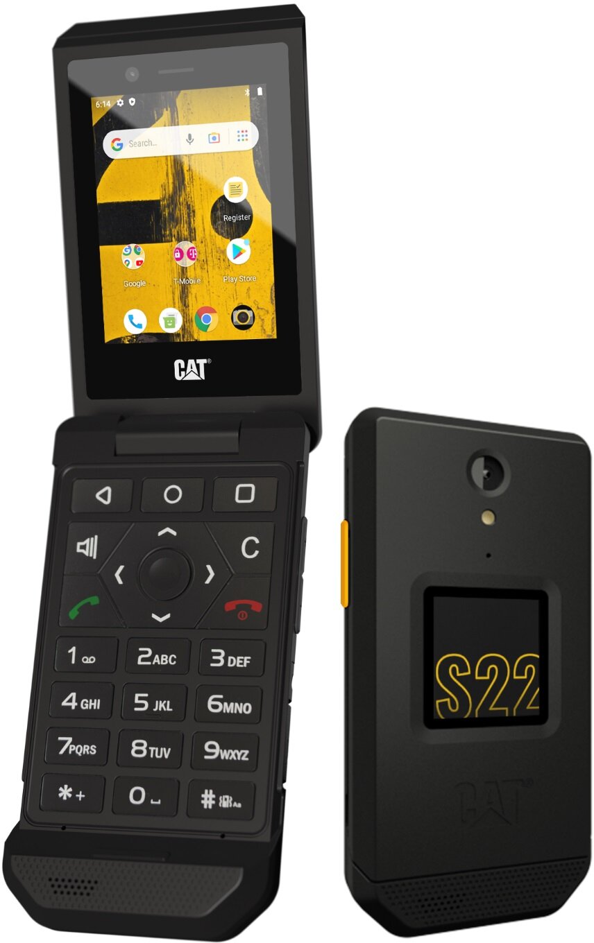 Телефон Caterpillar Cat S22 Flip 2/16 ГБ, nano SIM, черный