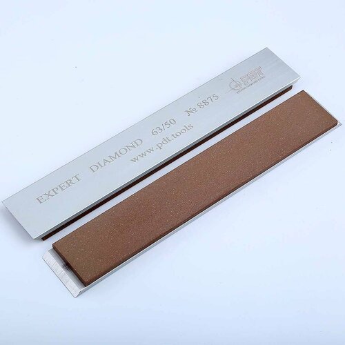 Брусок алмазный на алюминиевом бланке PDT Expert 150х25х3 мм, шлифпорошок АС6, зернистость 63/50 мкм, органическая связка EXD13, BSD012-AC6-63/50-EXD13-100