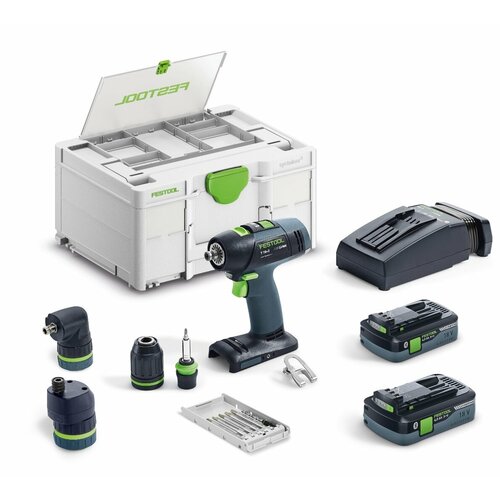 Аккумуляторная дрель-шуруповёрт Festool T 183 HPC 40 I-Set 11451400₽