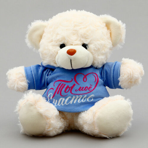 POMPOSHKI Мягкая игрушка Мишка «Ты моё счастье» в кофте