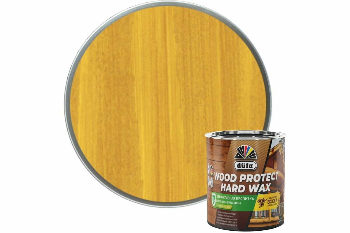 Пропитка Dufa WOOD PROTECT HARD WAX пиния 2,5л