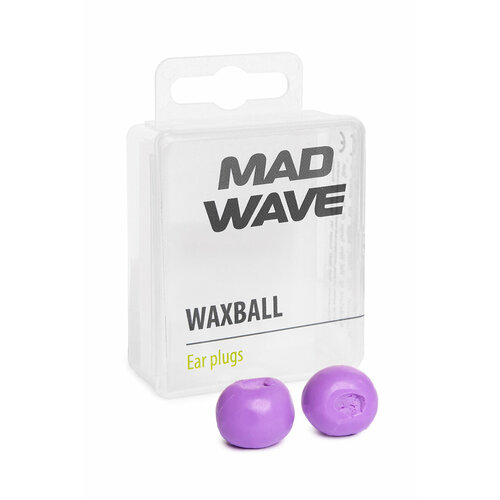 фото Беруши для плавания waxball, violet mad wave