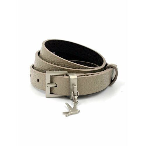 фото Ремень beautiful birds, размер 95, коричневый, бежевый