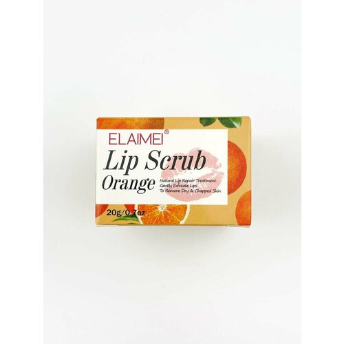 Elaimei Lip scrub orange сахарный скраб для губ на основе натуральных масел и витаминов для сухой кожи