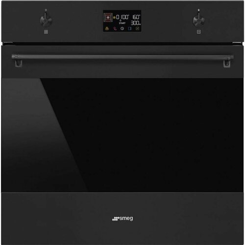 Духовой шкаф с СВЧ Smeg SO6302M2N духовой шкаф smeg so6302m2n черный