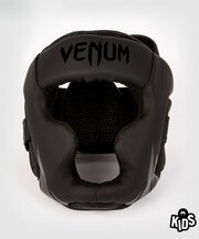 Детский боксерский шлем, спортивный Venum Challenger - Black/Black (L/XL)