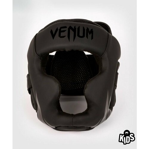 Детский боксерский шлем, спортивный Venum Challenger - Black/Black (L/XL) шлем боксерский venum elite black gold one size