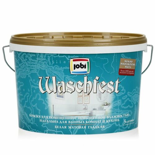 JOBI WASCHFEST Краска для ванных и кухонь -20С База С (0.9 л)