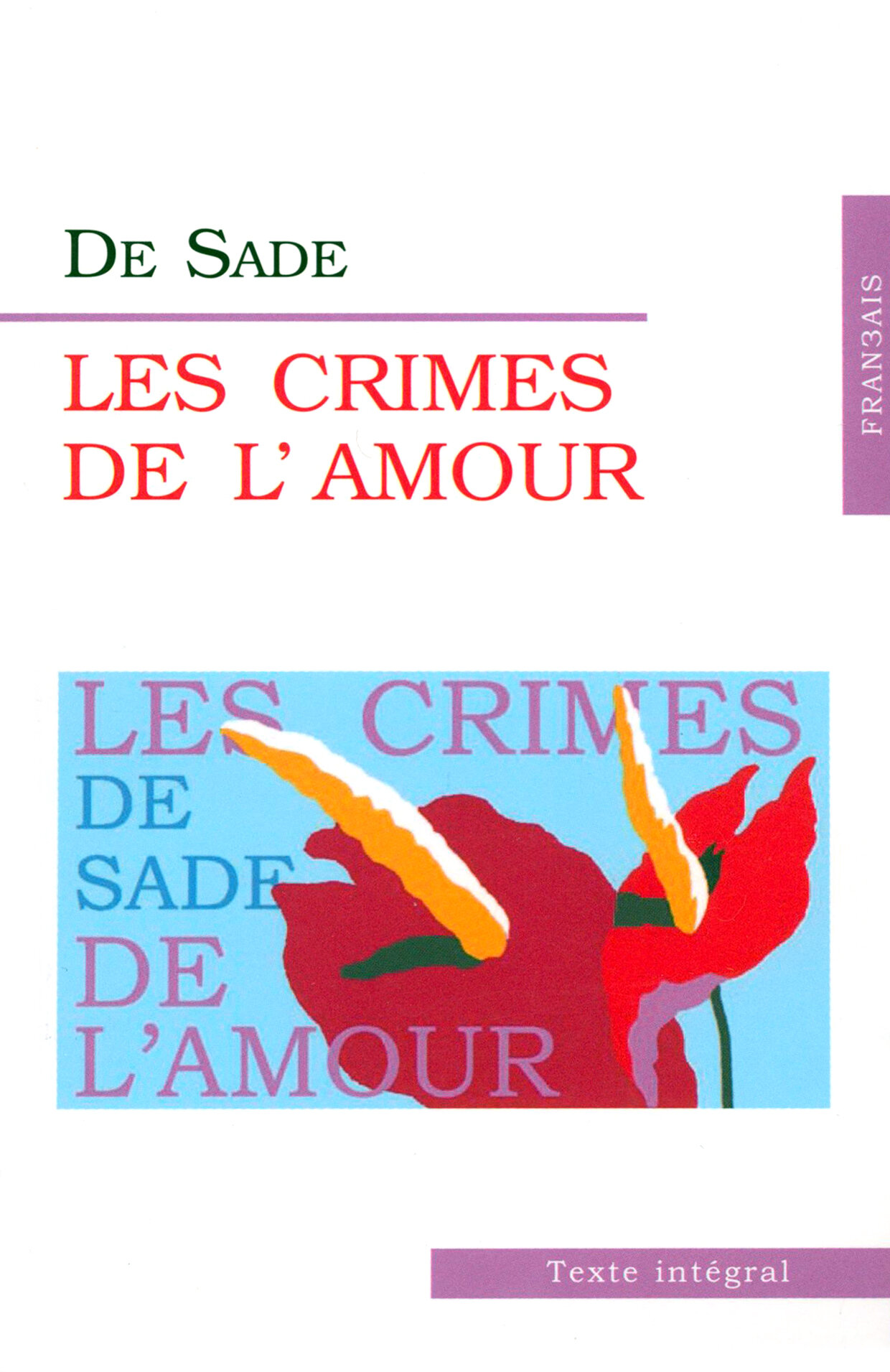 Les Crimes de L'amour / Преступления любви / Книга на Французском
