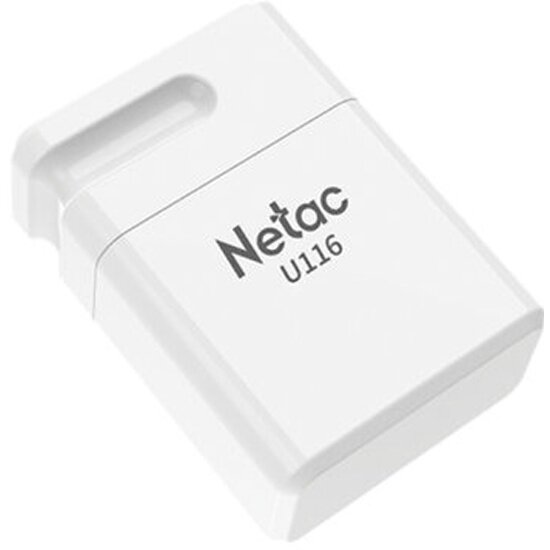 Флеш Диск Netac U116 8Gb USB2.0 white (NT03U116N-008G-20WH)