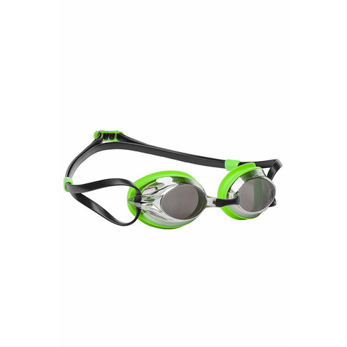 Очки для плавания MAD WAVE Spurt Mirror, green/black очки для плавания mad wave alien mirror желтый