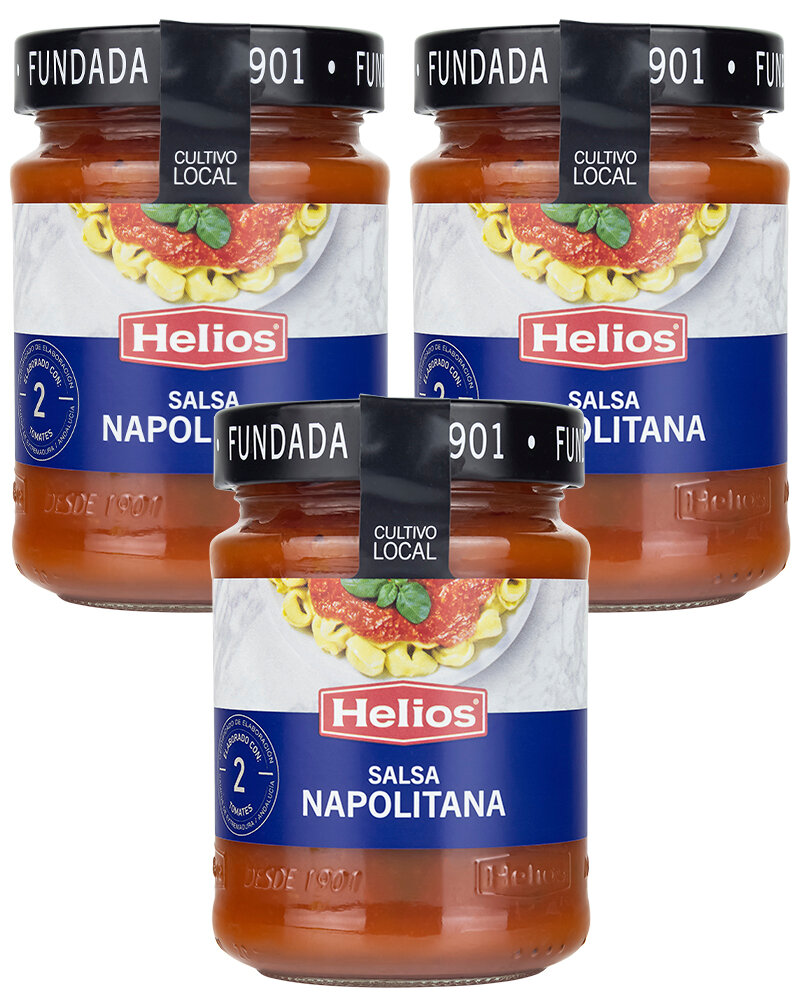 Соус Helios томатный неаполитанский Salsa napolitana 300 гр.- 3 шт