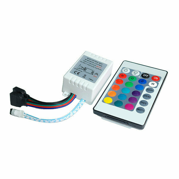 Контроллер светодиодной ленты RGB IP20 12DC с ДУ