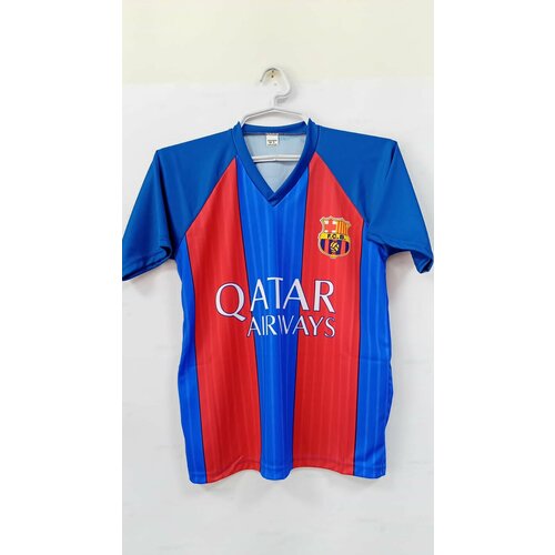 Для футбола BARCELONA размер S ( русский 46 ) майка футбольного клуба Барселона ( Испания ) синяя