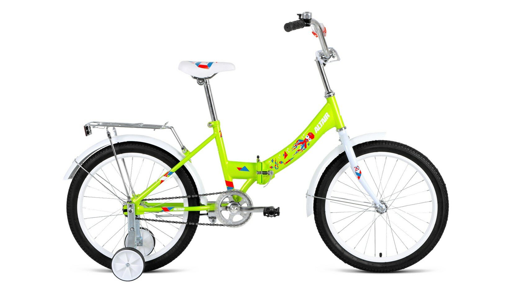 фото Велосипед детский складной ALTAIR CITY KIDS 20 compact (2022), 13" зеленый
