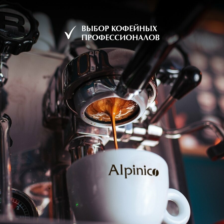 Кофе в зернах Alpinico Caffé Crema 100% Арабика 250г ООО Альпини - фото №6