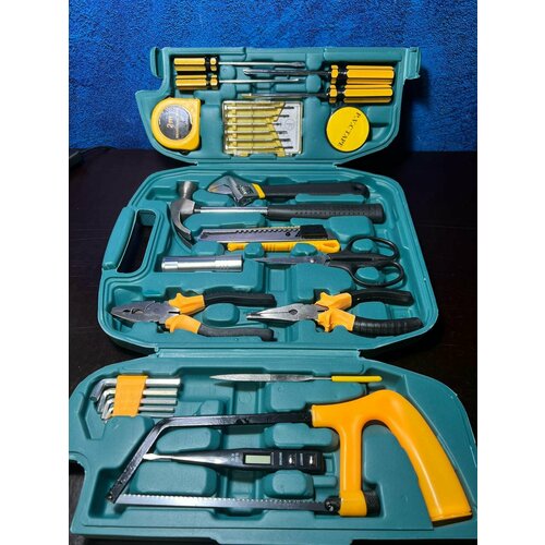 Набор инструментов для ремонта автомобиля и дома в чемодане 27 предметов набор инструментов для авто и дома zitrek shp399 черно серебристый
