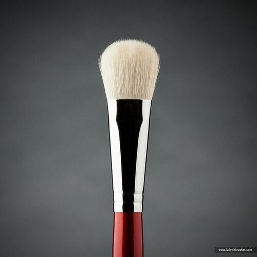 Кисть для макияжа Ludovik №31wk из ворса белой премиальной козы