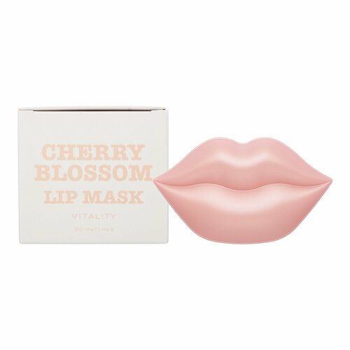 KOCOSTAR CHERRY BLOSSOM LIP MASK Гидрогелевая маска для губ с экстрактом цветка вишни