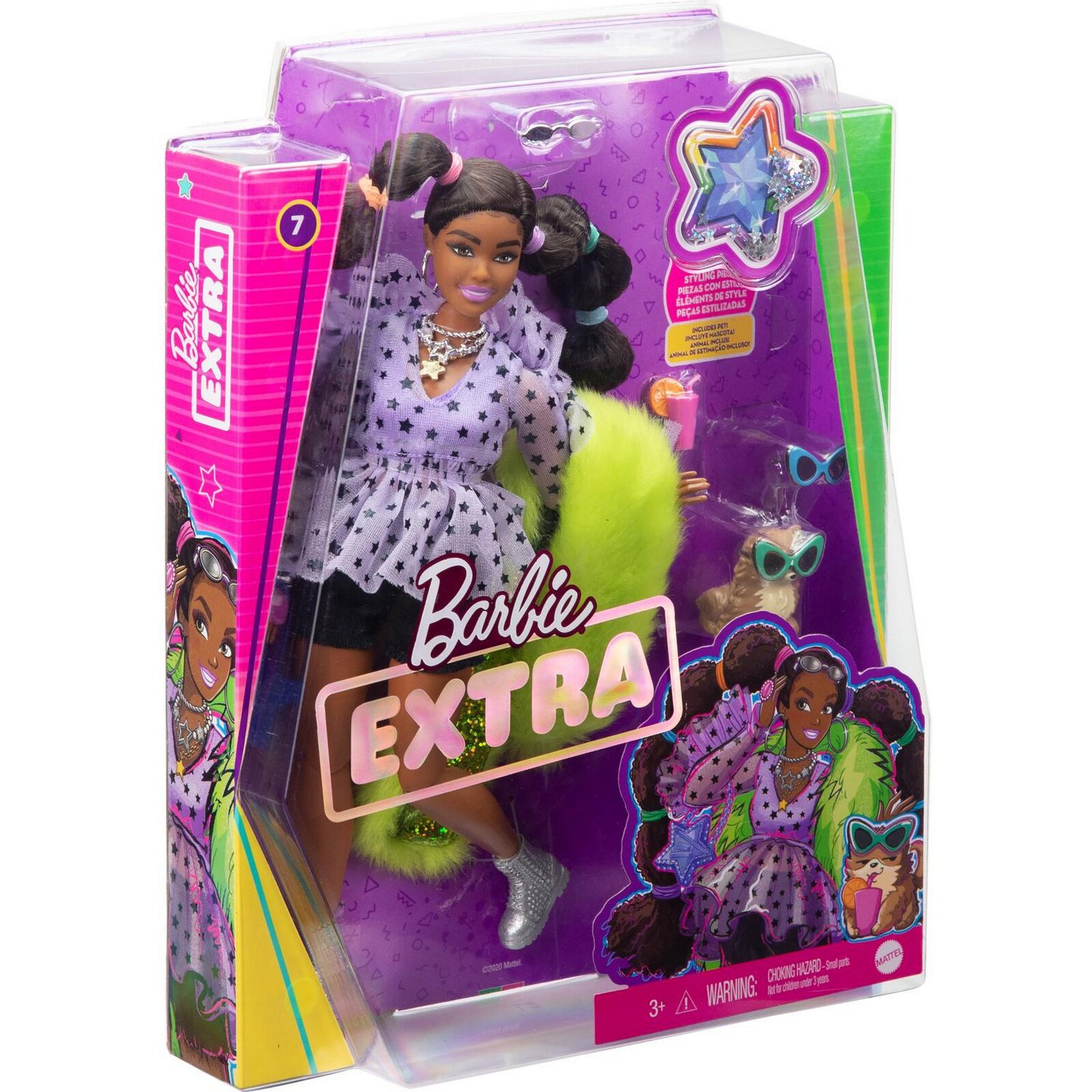 Barbie Кукла Экстра с переплетенными резинками хвостиками - фото №20