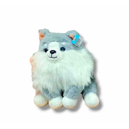 Мягкая игрушка Собака Сиба Ину 35 см серая мягкая игрушка собака сиба ину танцует текстиль 45см