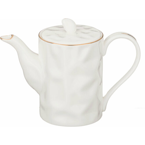 Чайник заварочный фарфоровый 600 мл Lefard Раффл заварник для чая фарфор Лефард