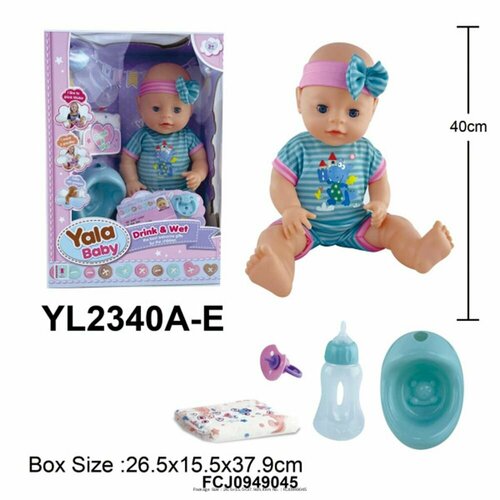 Кукла Пупс Yale Baby BL2340A-E 40 см. а сксесс. кукла yale baby yl2335j e