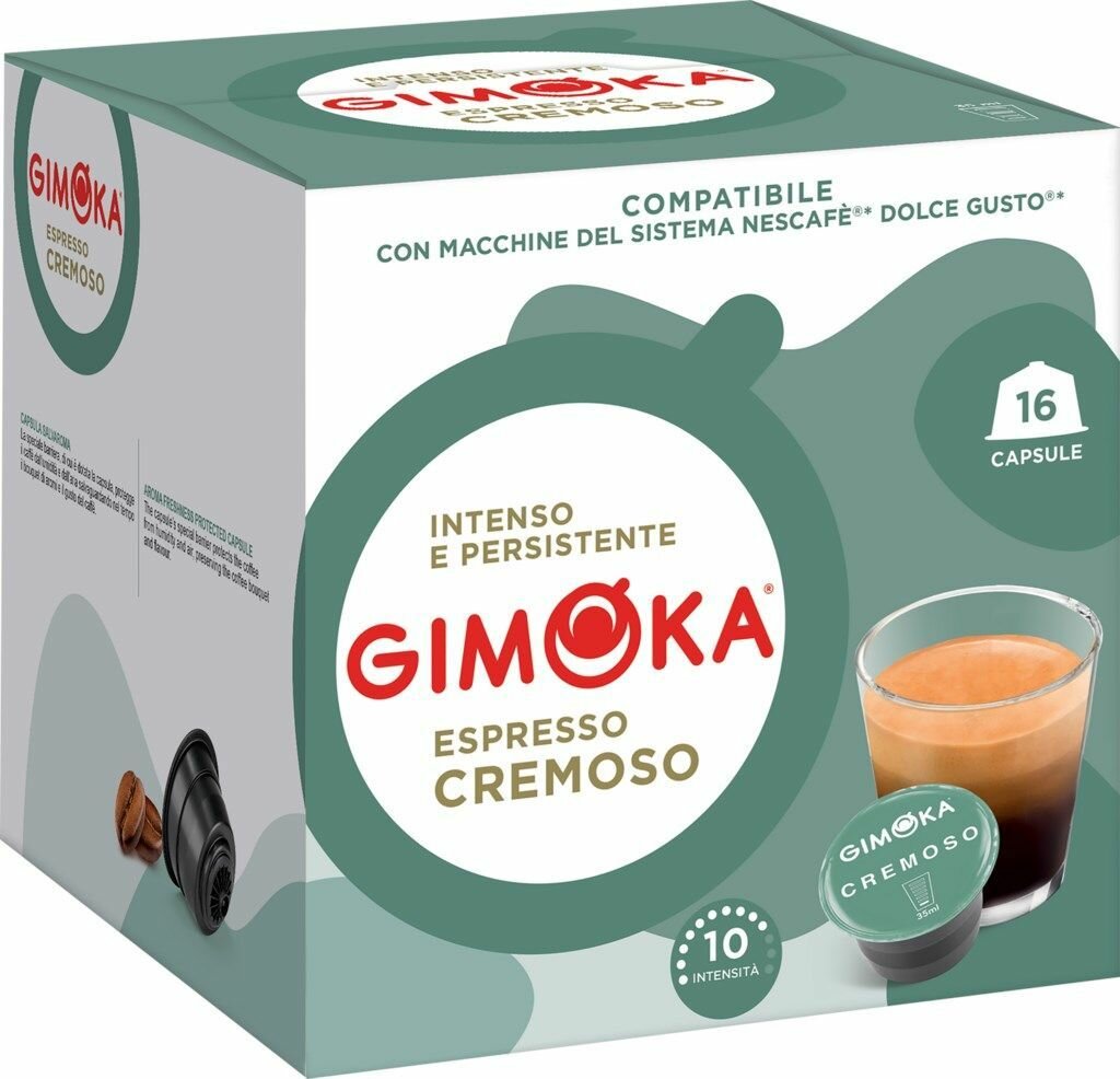 Кофе в капсулах Gimoka Dolce Gusto Espresso Cremoso, 16шт