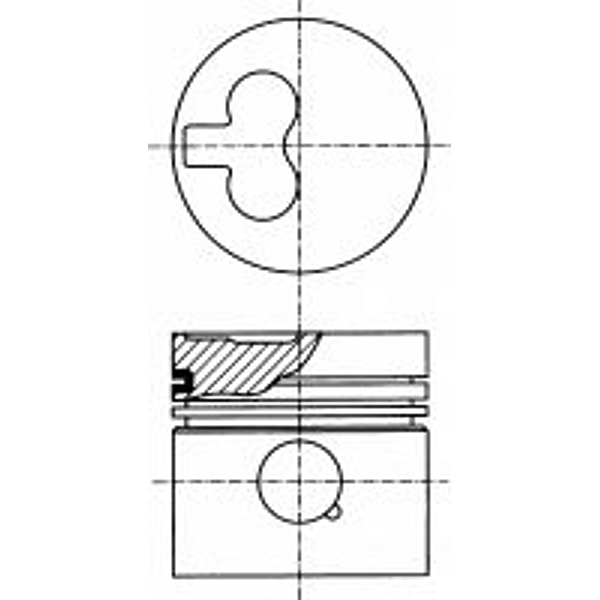 NURAL 87-990107-10 (0299602) поршень в компл. Audi (Ауди) / Seat (Сеат) / VW aaz abl