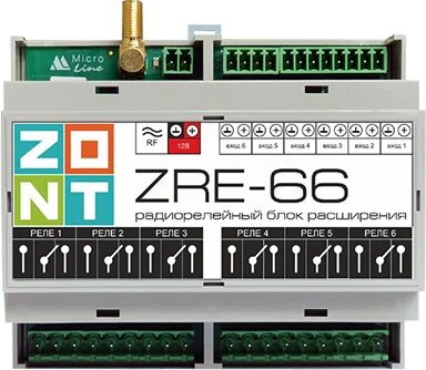 Радиорелейный блок расширения Zont ZRE-66 для контроллера ZONT H2000+