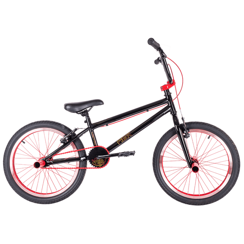 Велосипед BMX Tech Team FOX 20 (2023) черный/красный