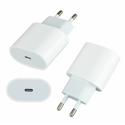 Сетевой адаптер питания USB-C 35 Вт для iPhone, iPad и Android / Блок питания / Мощность 35 Ватт /Белый цвет