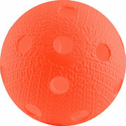 Мяч для флорбола RealStick MR-MF-Or, пластик с углубл, IFF Approved, оранжевый