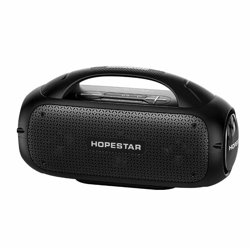 Портативная колонка HOPESTAR A50 колонка беспроводная Bluetooth с беспроводным микрофоном портативная акустика черный