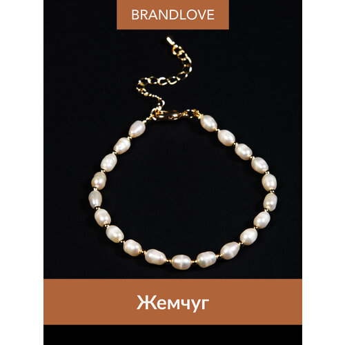 фото Браслет bl jewelry serene, 1 шт., размер 19 см, золотистый