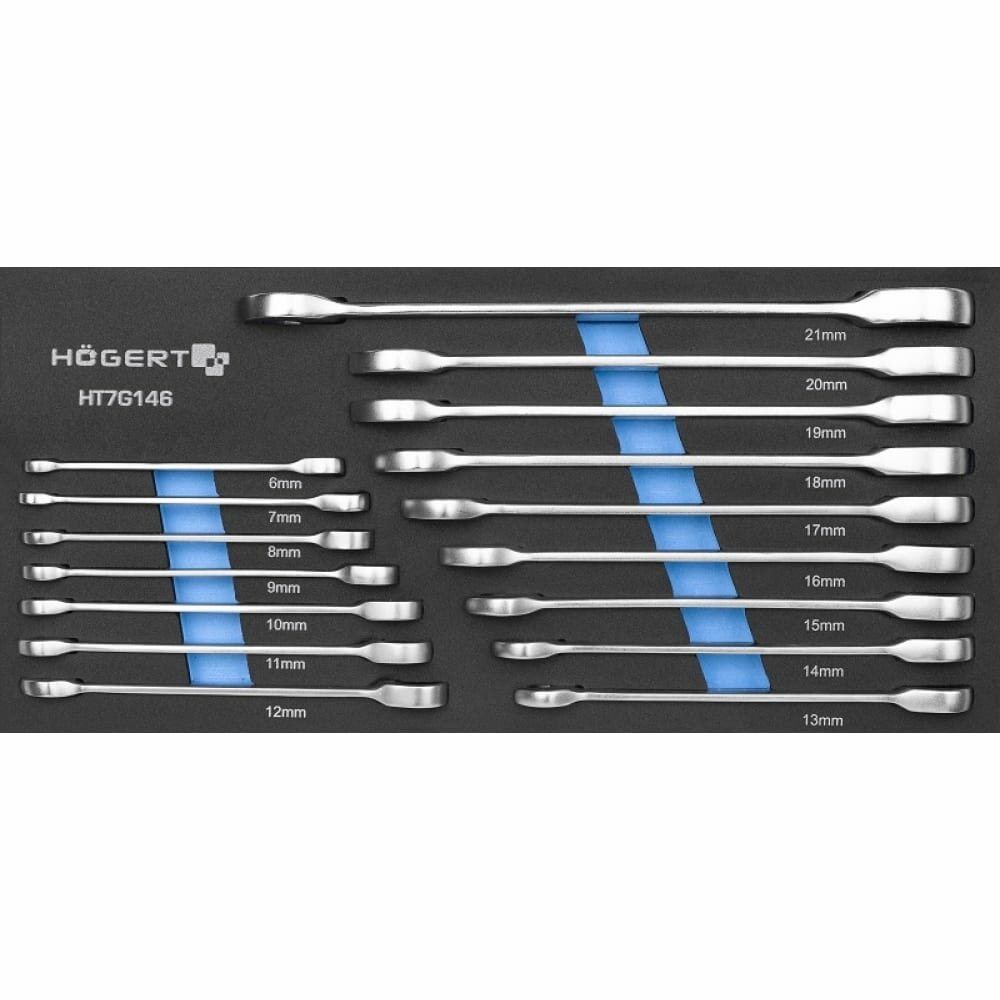 Набор рожково-накидных ключей HOEGERT TECHNIK HT7G146