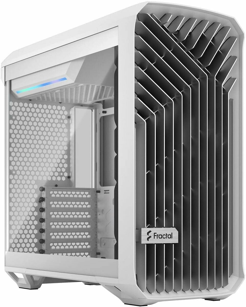 Корпус ATX Fractal Design Torrent Compact TG Clear Tint, Midi-Tower, без БП, белый [fd-c-tor1c-03]