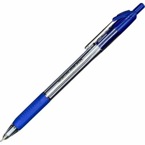 Одноразовая автоматическая шариковая ручка Unimax Glide Trio RT GP Steel