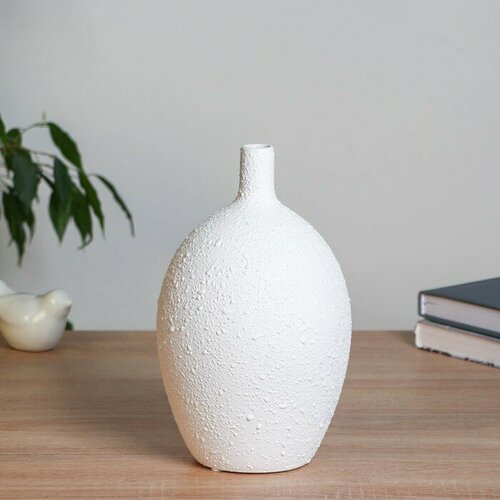 Ваза керамика настольная Велдон классика 22 см белый 2235₽