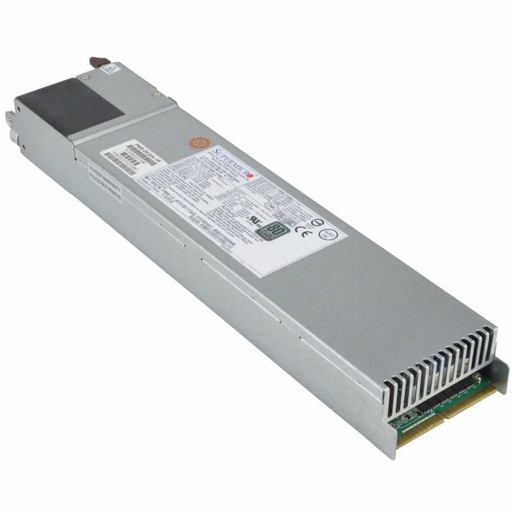 SuperMicro Блок питания SuperMicro PWS-2K20A-1R 1U 2200W Redundant, Titanium, 76(W) X 40(H) X 336(L) mm PWS-2K20A-1R